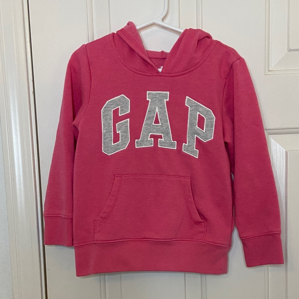 GAP logo hoodie girls size XS (4-5) toddler/kids‎